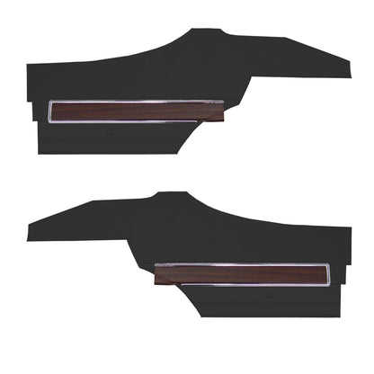 72 CUTLASS 'S'/442 HARDTOP COUPE REAR PANELS (UNASSEMBLED) - BLACK