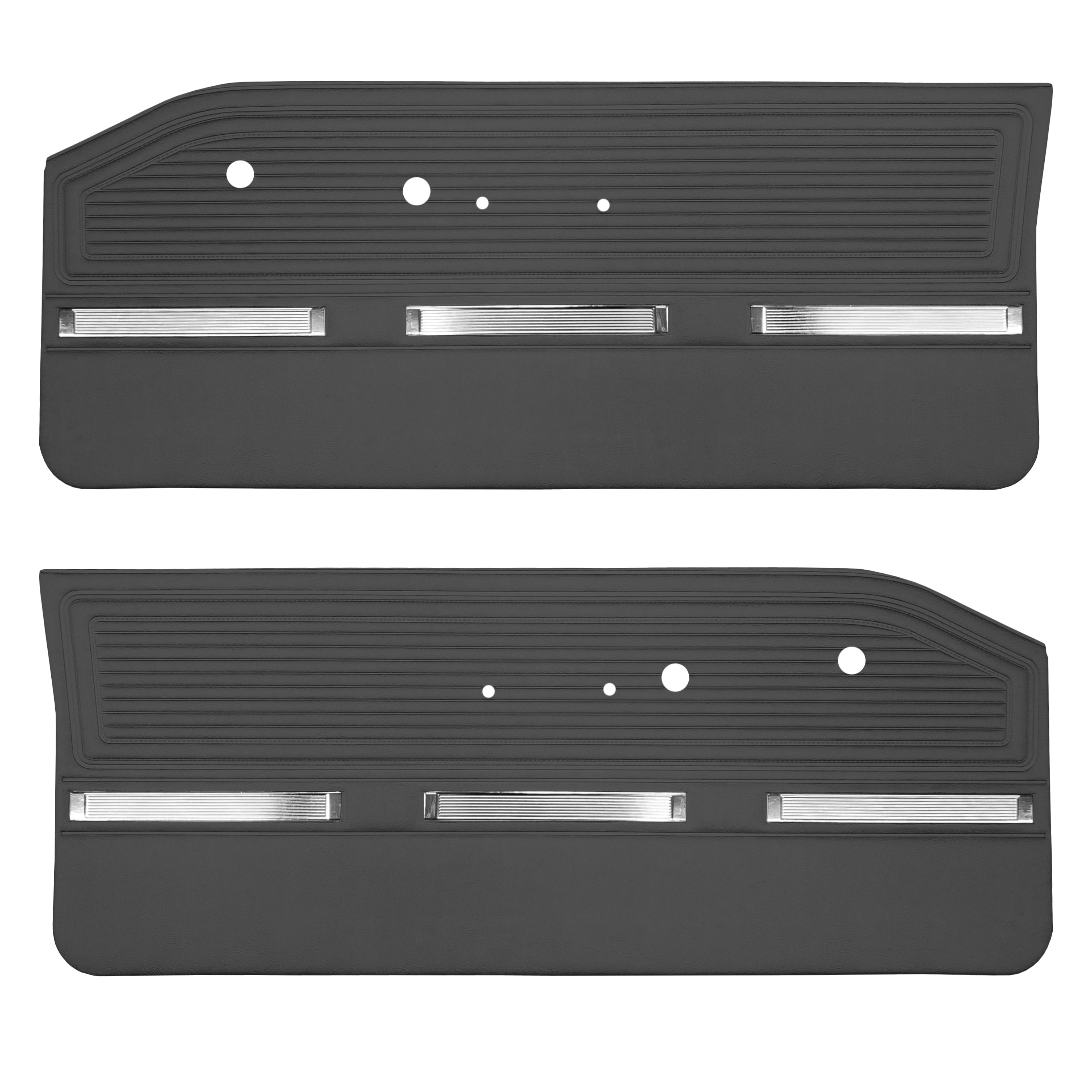 64 Barracuda Door Panels - Black - Legendary Auto Interiors