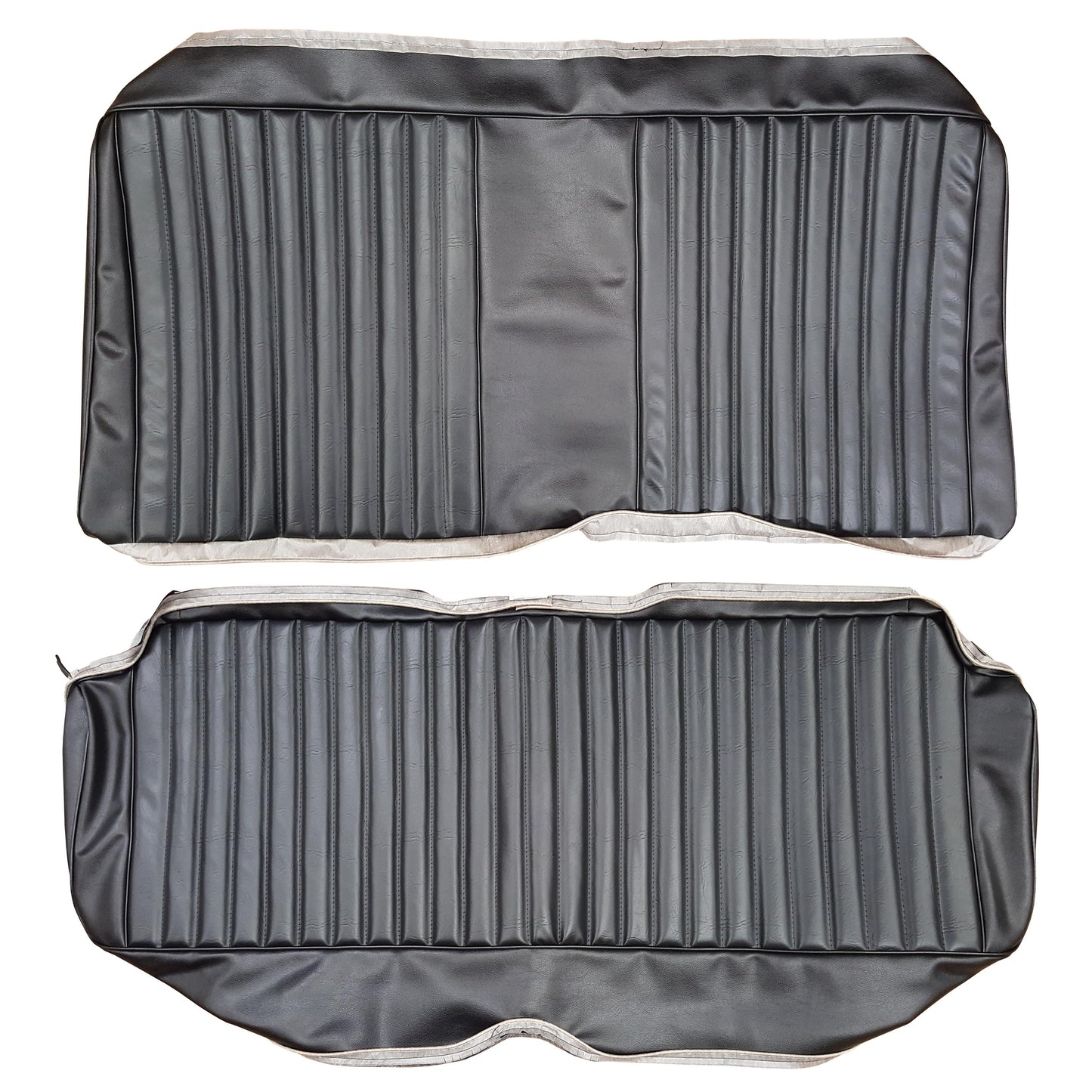 73 DART SPORT/DUSTER FIXED REAR UPHOLSTERY - BLACK