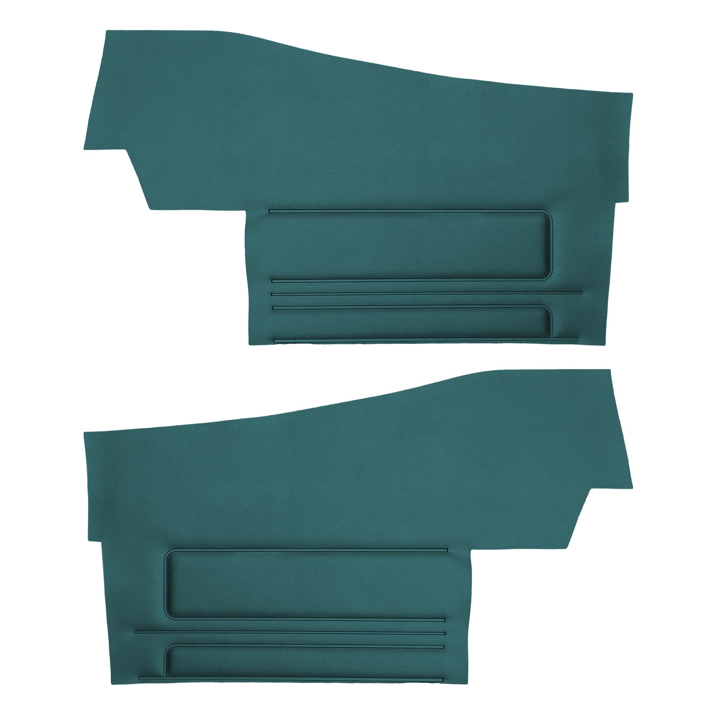 68 GTO/LEMANS CONVERTIBLE REAR PANELS (UNASSEMBLED) - TURQUOISE