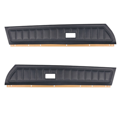 73-75 CAMARO "STANDARD" UPPER DOOR PANELS - BLACK