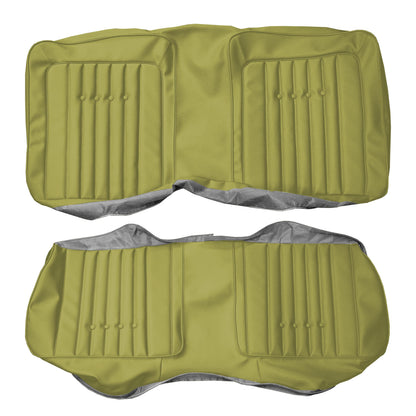 71 'CUDA/GRAN COUPE CONV. REAR 'LEATHER STYLE' UPHOLSTERY - EMBER GOLD