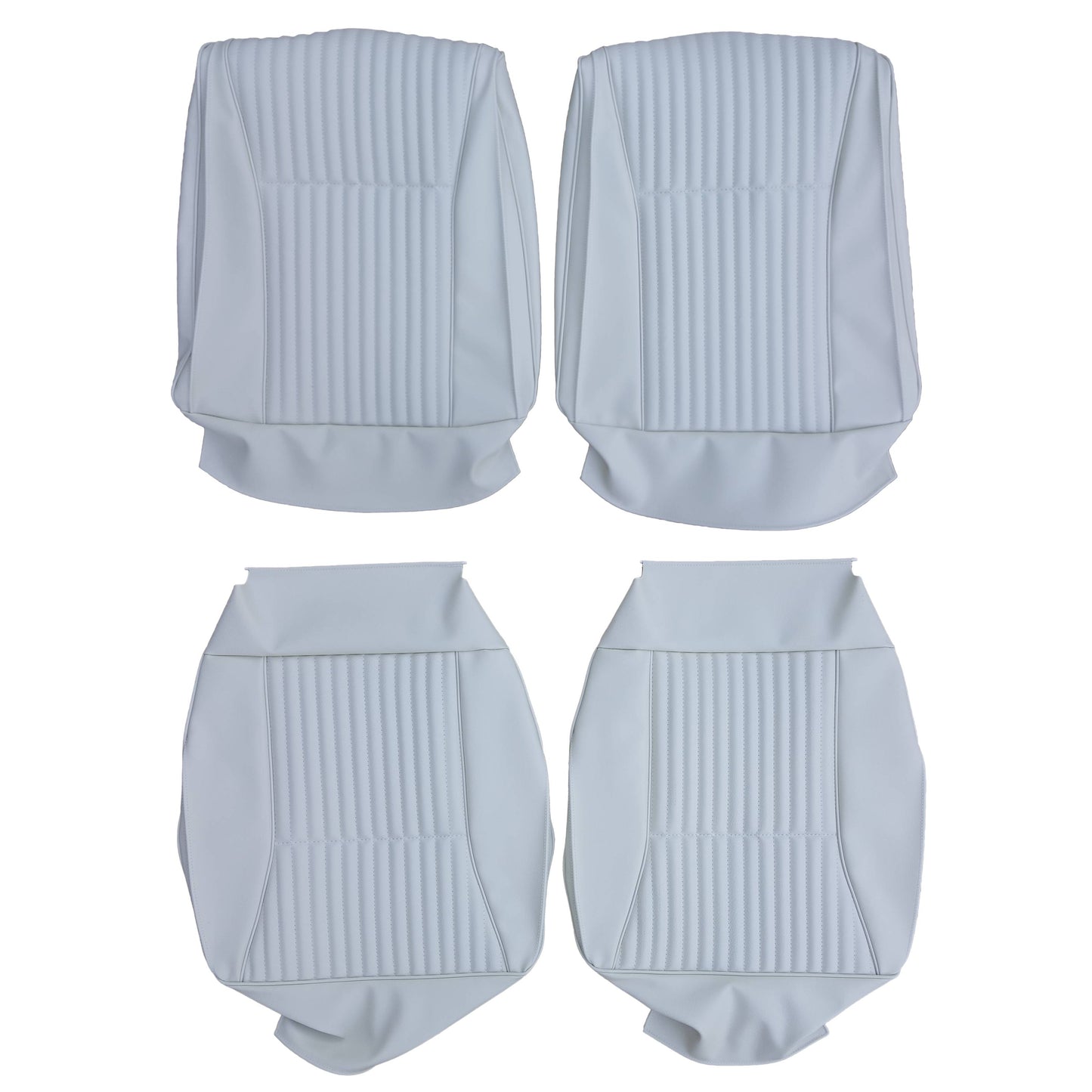 70 CHRYSLER 300/NEWPORT BUCKET SEAT UPHOLSTERY -  WHITE