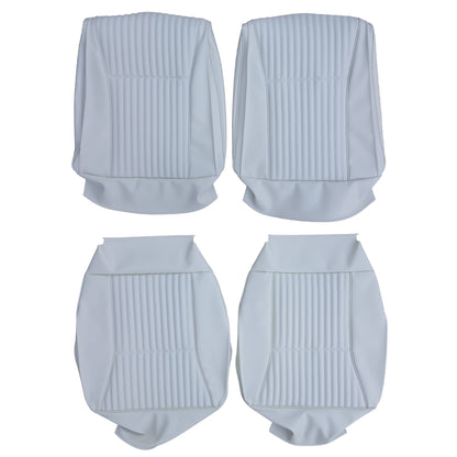 70 CHRYSLER 300/NEWPORT BUCKET SEAT UPHOLSTERY -  WHITE