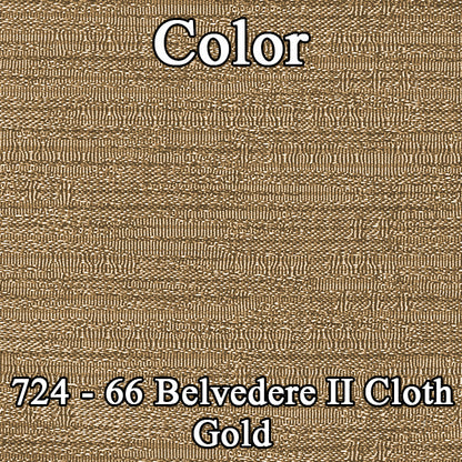 66 CLOTH BENCH - GOLD/LT GOLD