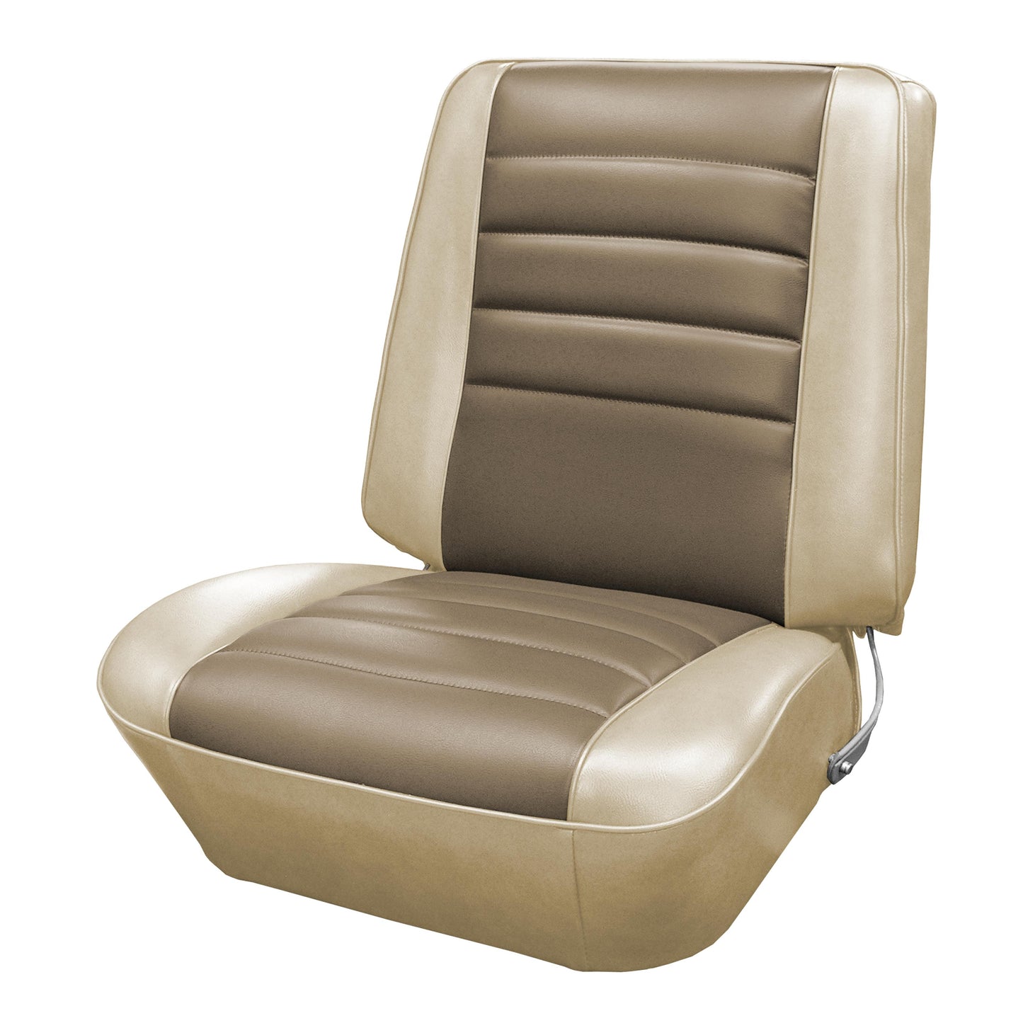 65 CHEVELLE/MALIBU/EL CAMINO BUCKET UPHOLSTERY - GOLD/FAWN