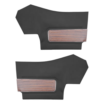 72 CUTLASS SUPREME/442 CONVERTIBLE REAR PANELS (UNASSEMBLED) - BLACK