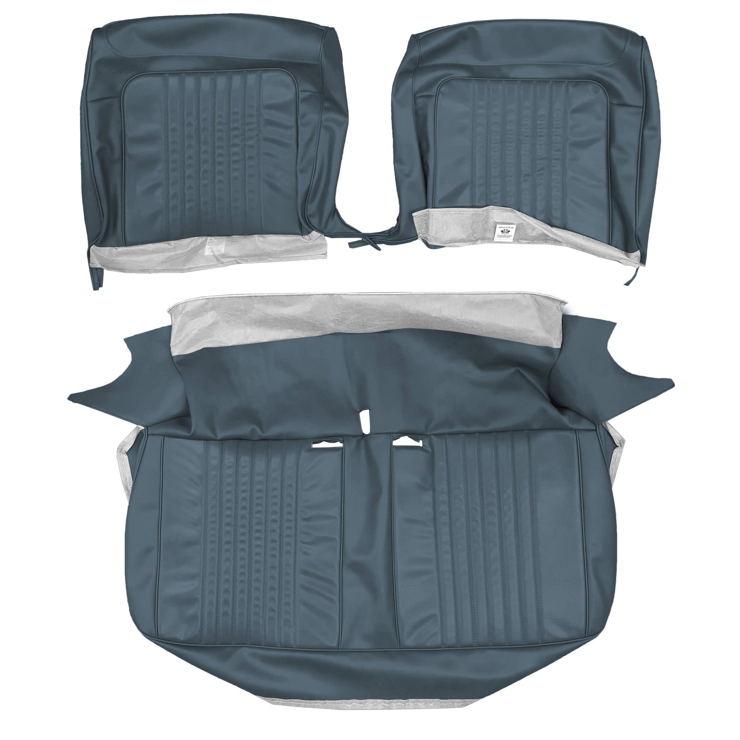 71 EL CAMINO SPLIT BENCH UPHOLSTERY - BLUE