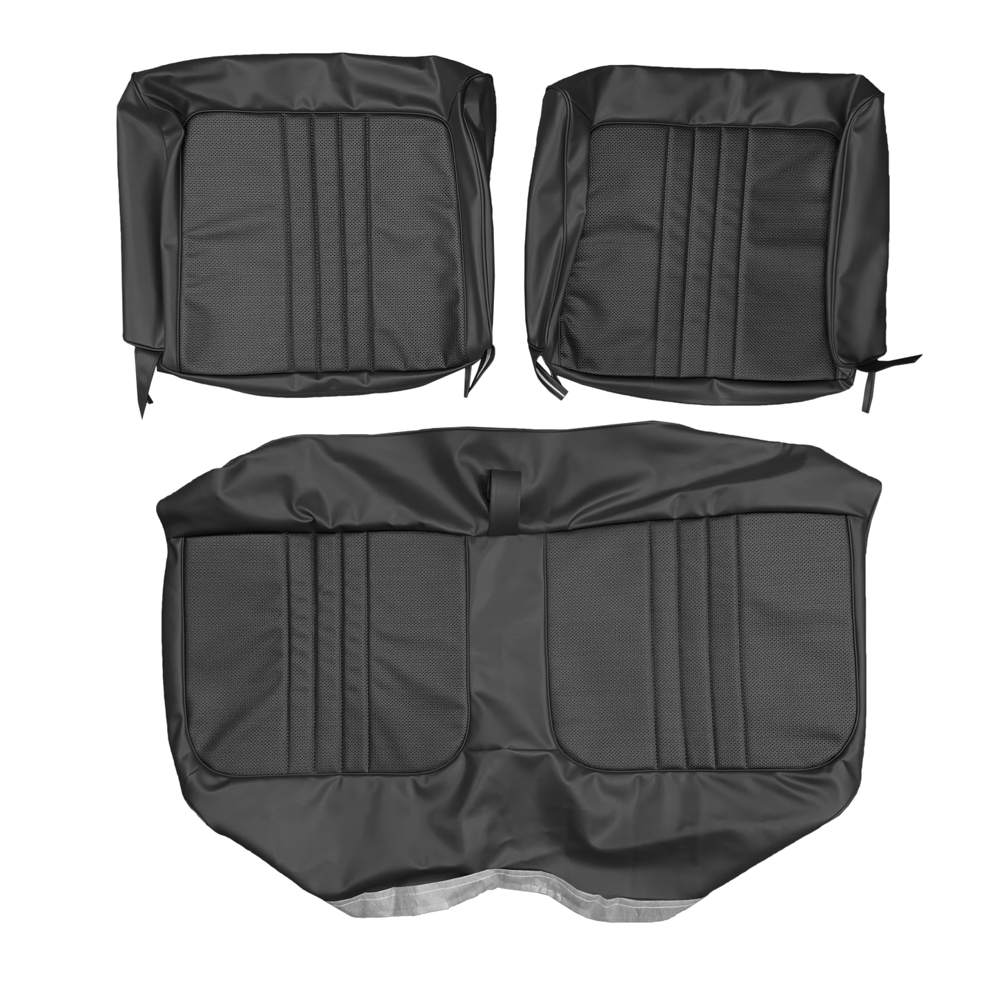 69 BELVEDERE/ROADRUNNER/CORONET SPLIT BENCH UPHOLSTERY - BLACK