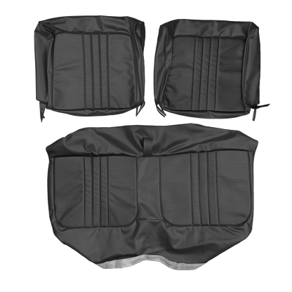 69 BELVEDERE/ROADRUNNER/CORONET SPLIT BENCH UPHOLSTERY - BLACK