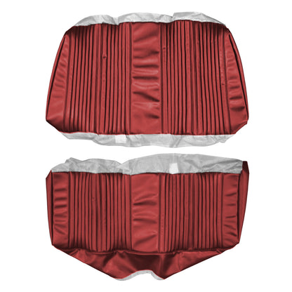 65 CUTLASS/442 CONVERTIBLE REAR UPHOLSTERY - RED