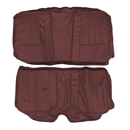 68 BARRACUDA "DELUXE" HARDTOP REAR UPHOLSTERY - MAROON
