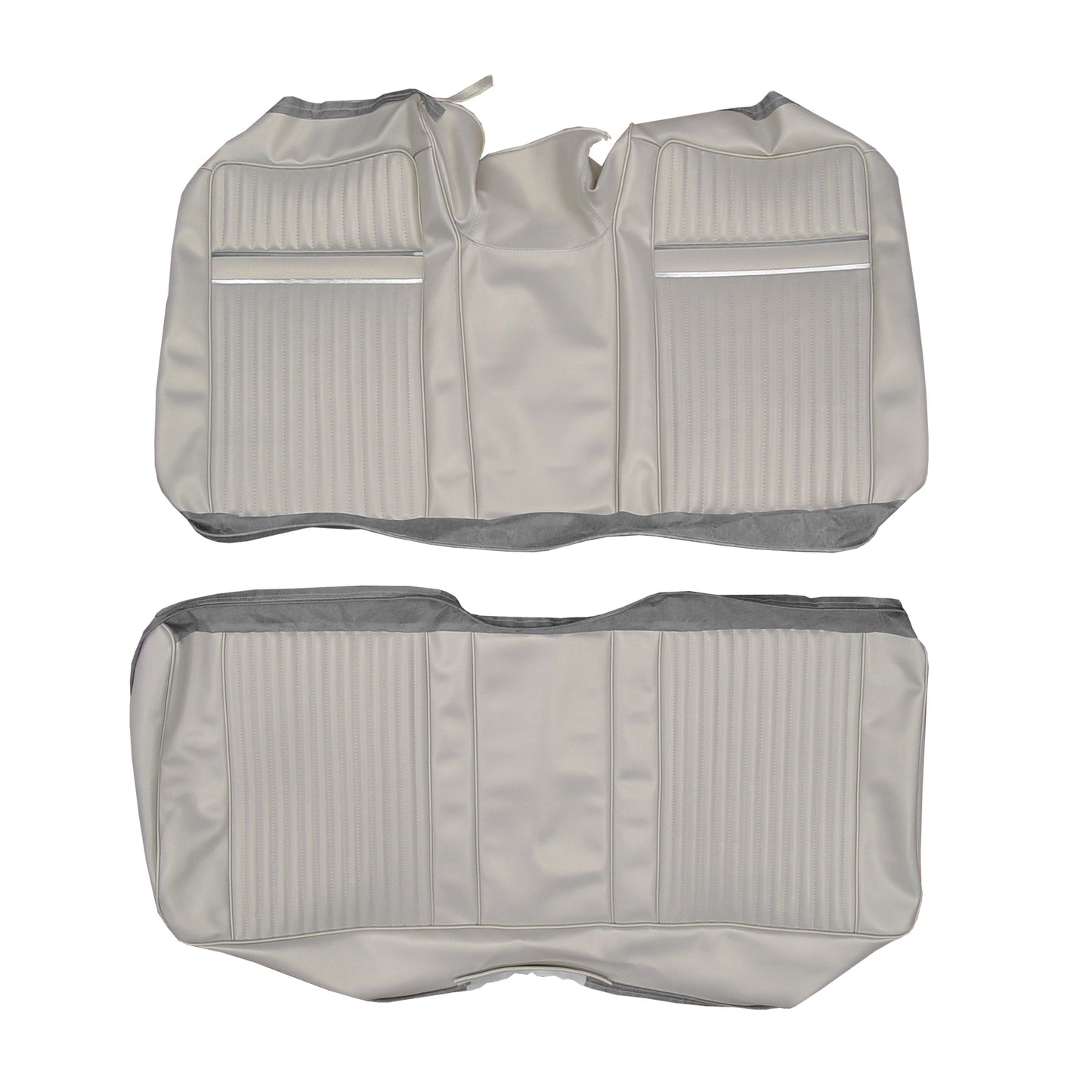 67 SPORT FURY/FURY III CONV. REAR UPHOLSTERY - PEARL WHITE
