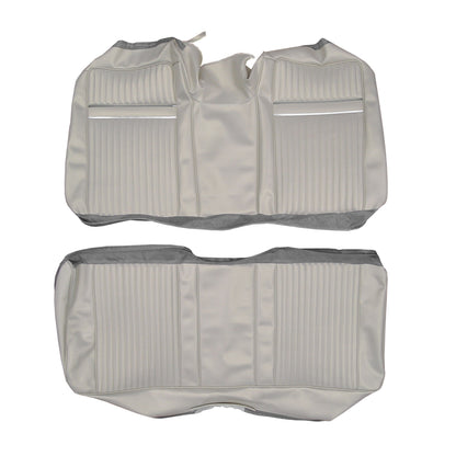 67 SPORT FURY/FURY III CONV. REAR UPHOLSTERY - PEARL WHITE