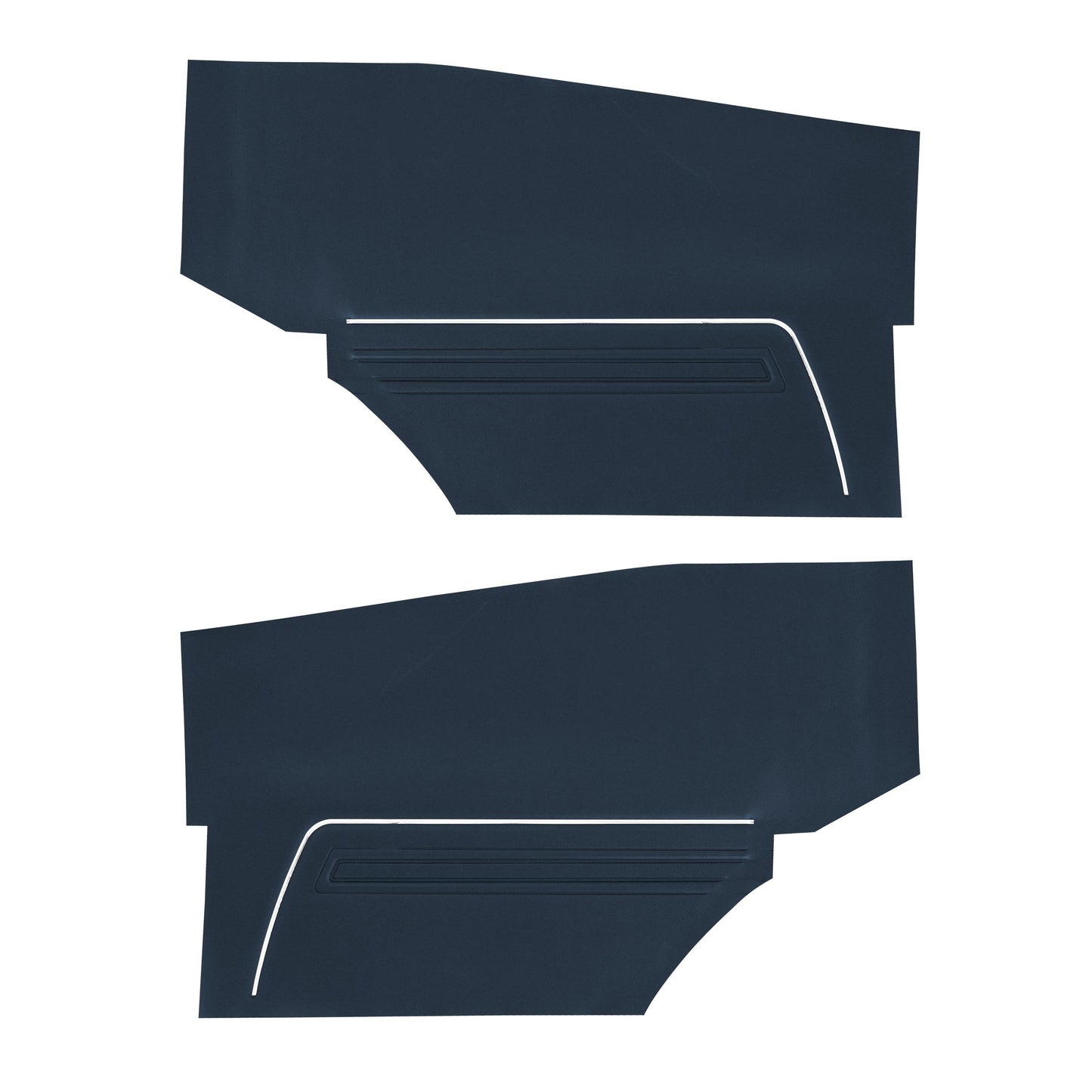 69 CAMARO "STANDARD" HARDTOP REAR PANELS W/ FOLD-DOWN SEAT (UNASSEMBLED) - BLUE