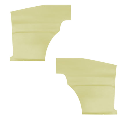 69 CAMARO "DELUXE" HARDTOP REAR PANELS W/ FIXED SEAT (UNASSEMBLED) - YELLOW