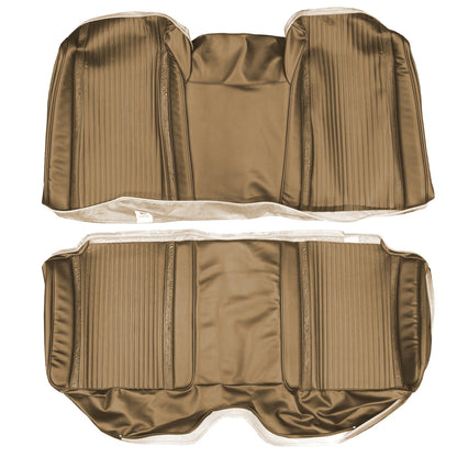 66 SATELLITE HARDTOP REAR UPHOLSTERY - GOLD