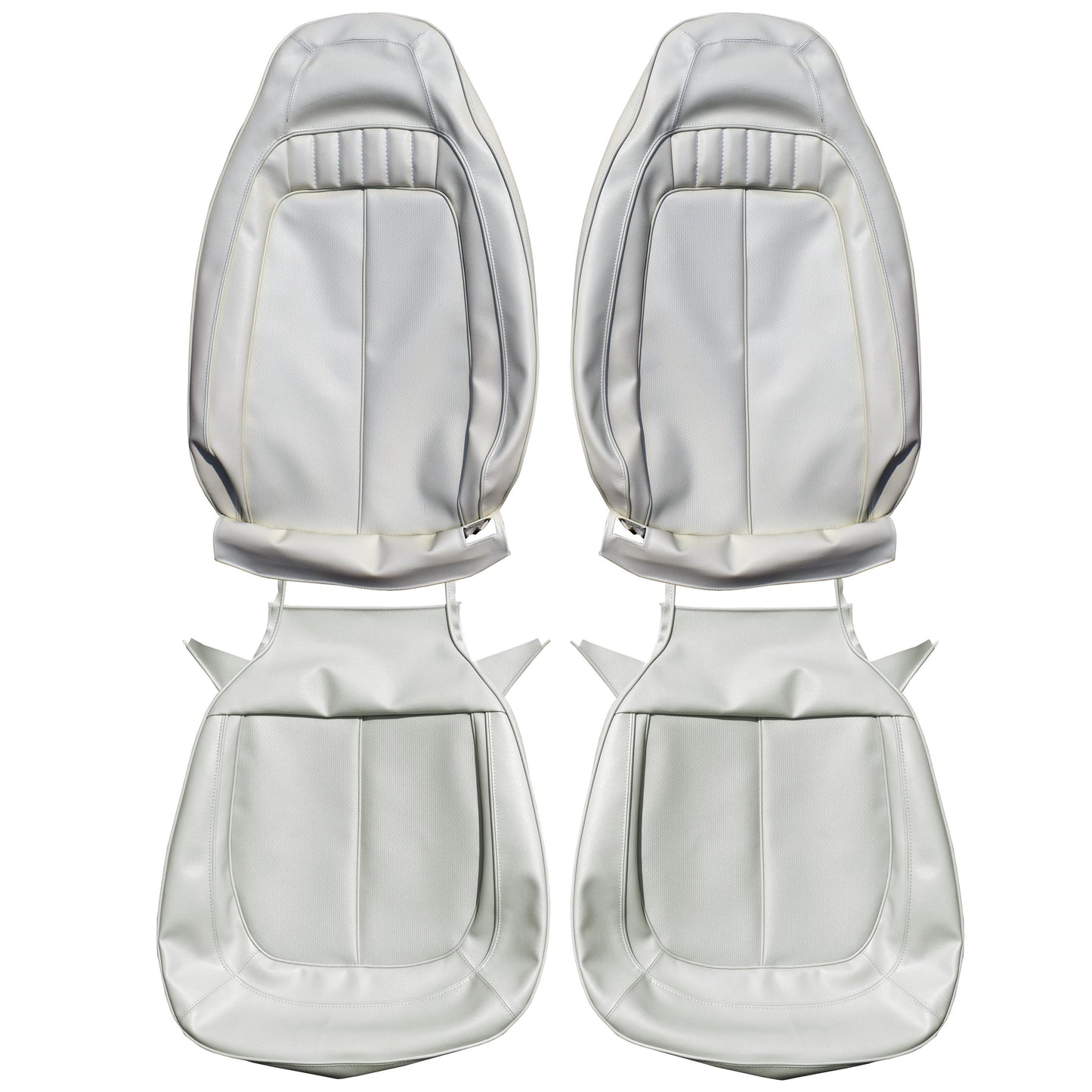 70 SPORT SATELLITE/ROADRUNNER/GTX/SUPERBIRD BUCKET SEAT UPHOLSTERY - WHITE