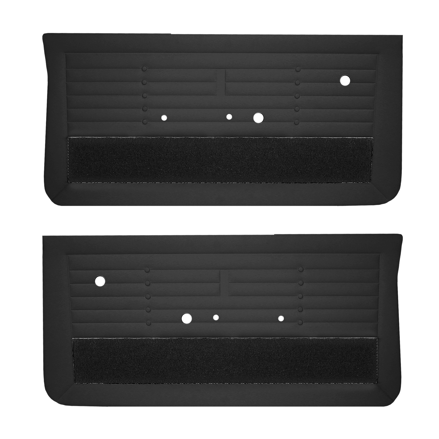 65 SKYLARK/GS FRONT DOOR PANEL - BLACK