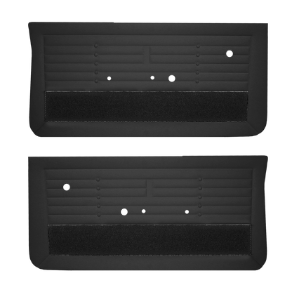 65 SKYLARK/GS FRONT DOOR PANELS - BLACK