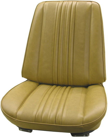 70 CHEVELLE/MALIBU/EL CAMINO BUCKET SEAT UPHOLSTERY - SADDLE