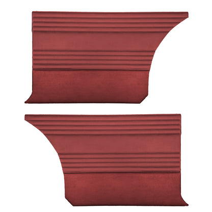 67 CORONET RT/500 HARDTOP REAR PANELS - RED