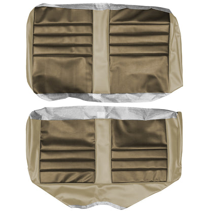 65 CHEVELLE/MALIBU CONVERTIBLE REAR UPHOLSTERY - GOLD/SRM FAWN