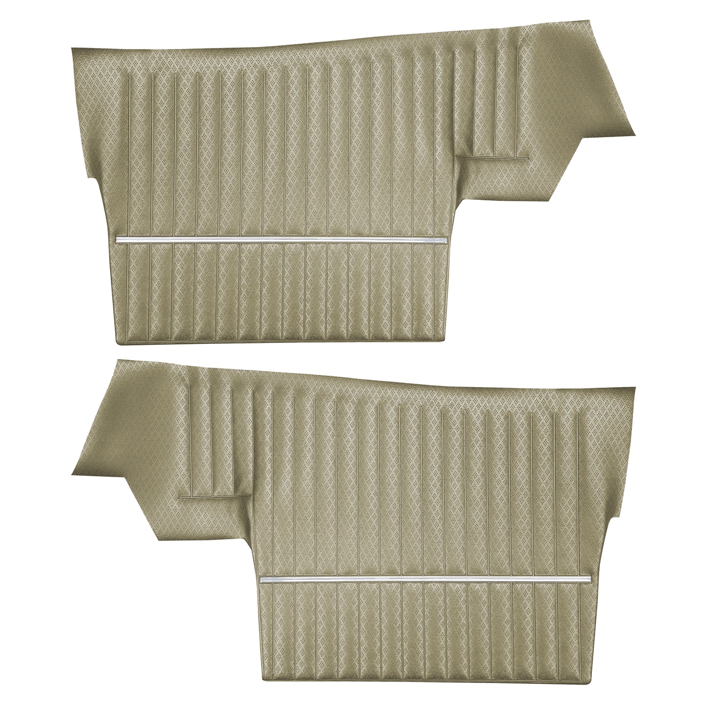 69 CUTLASS 'S'/442 CONVERTIBLE REAR PANELS (UNASSEMBLED) - PARCHMENT