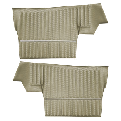 69 CUTLASS 'S'/442 CONVERTIBLE REAR PANELS (UNASSEMBLED) - PARCHMENT