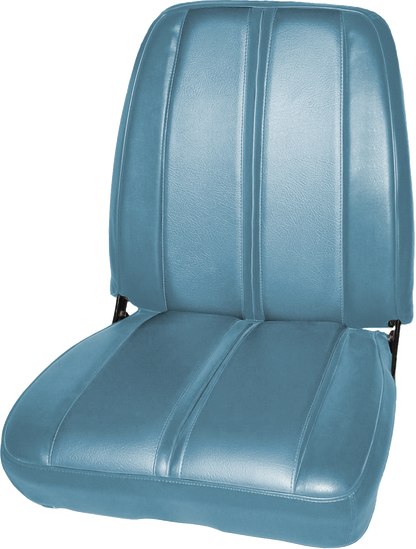 68 SPORT SATELLITE/GTX BUCKET SEAT UPHOLSTERY - BLUE
