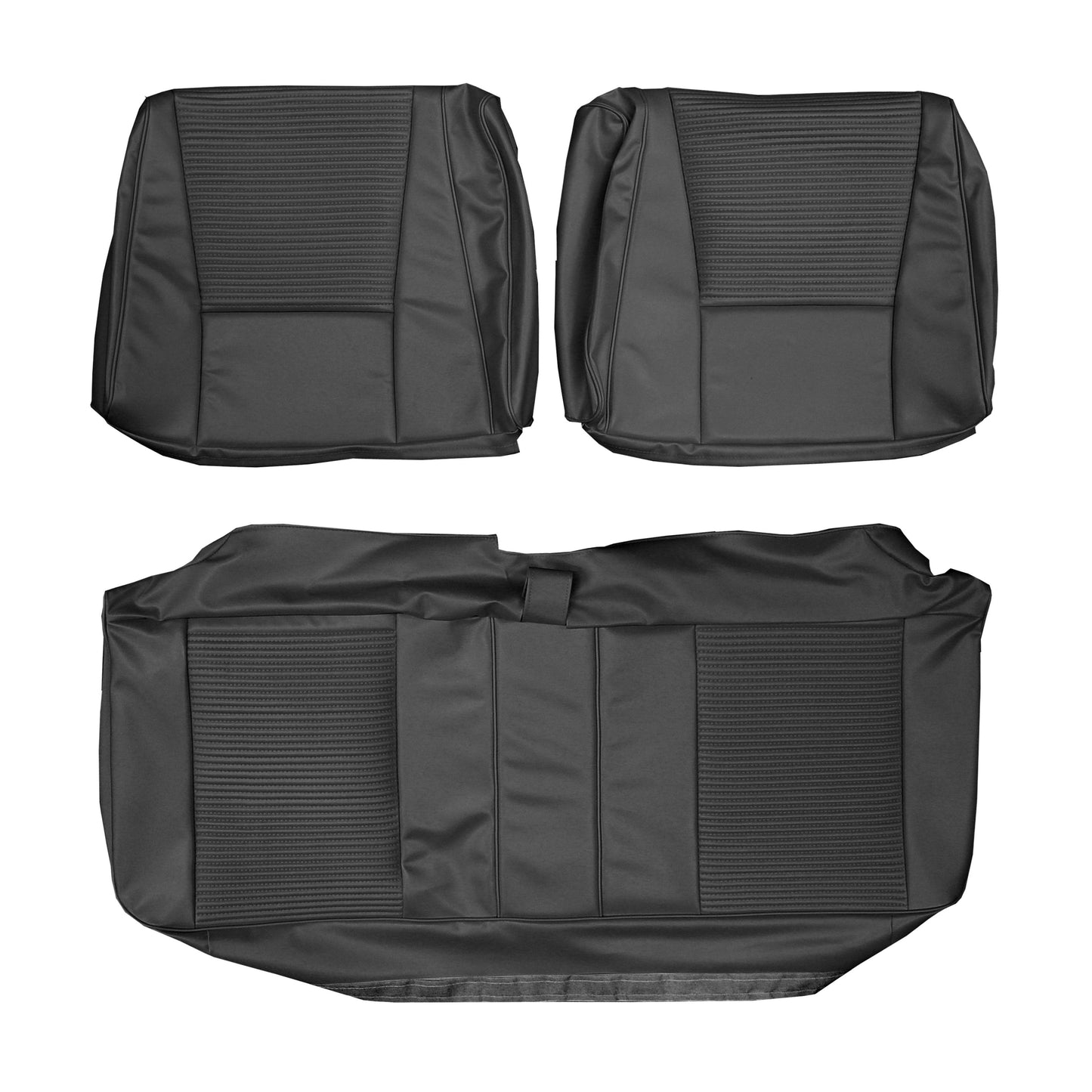 69 DART GT/GTS SPLIT BENCH UPHOLSTERY - BLACK