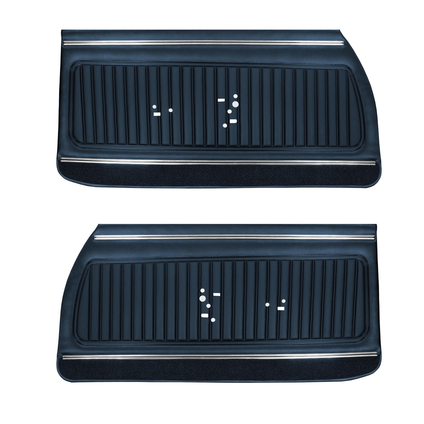 70 MONTE CARLO FRONT DOOR PANELS (UNASSEMBLED) - BLUE