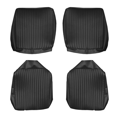 67 CHARGER FASTBACK REAR UPHOLSTERY - BLACK