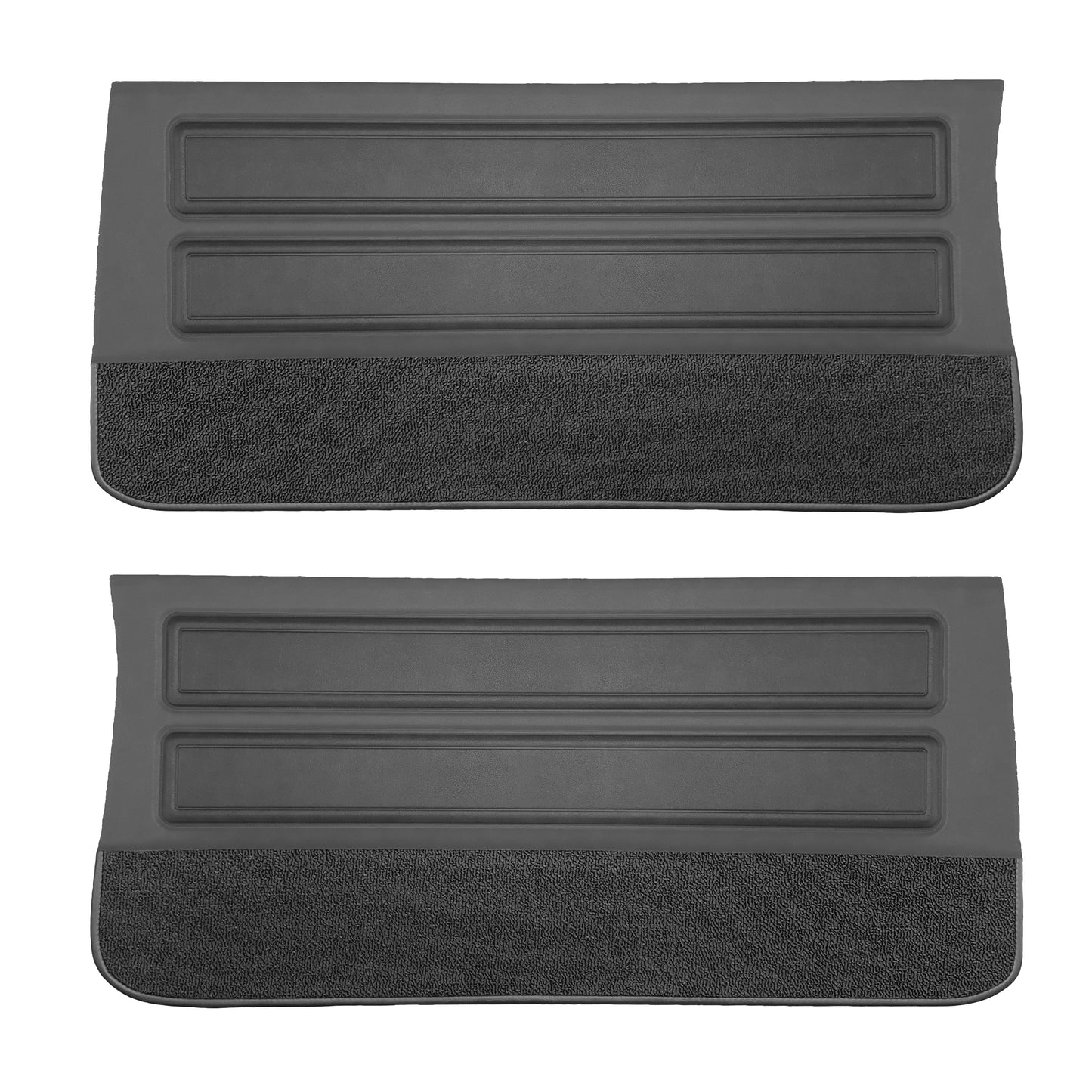 67 CUTLASS/442 FRONT DOOR PANELS - BLACK