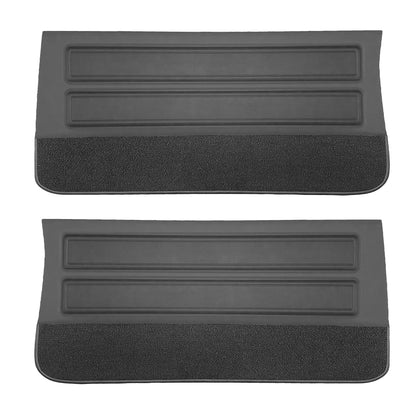 67 CUTLASS/442 FRONT DOOR PANELS - BLACK