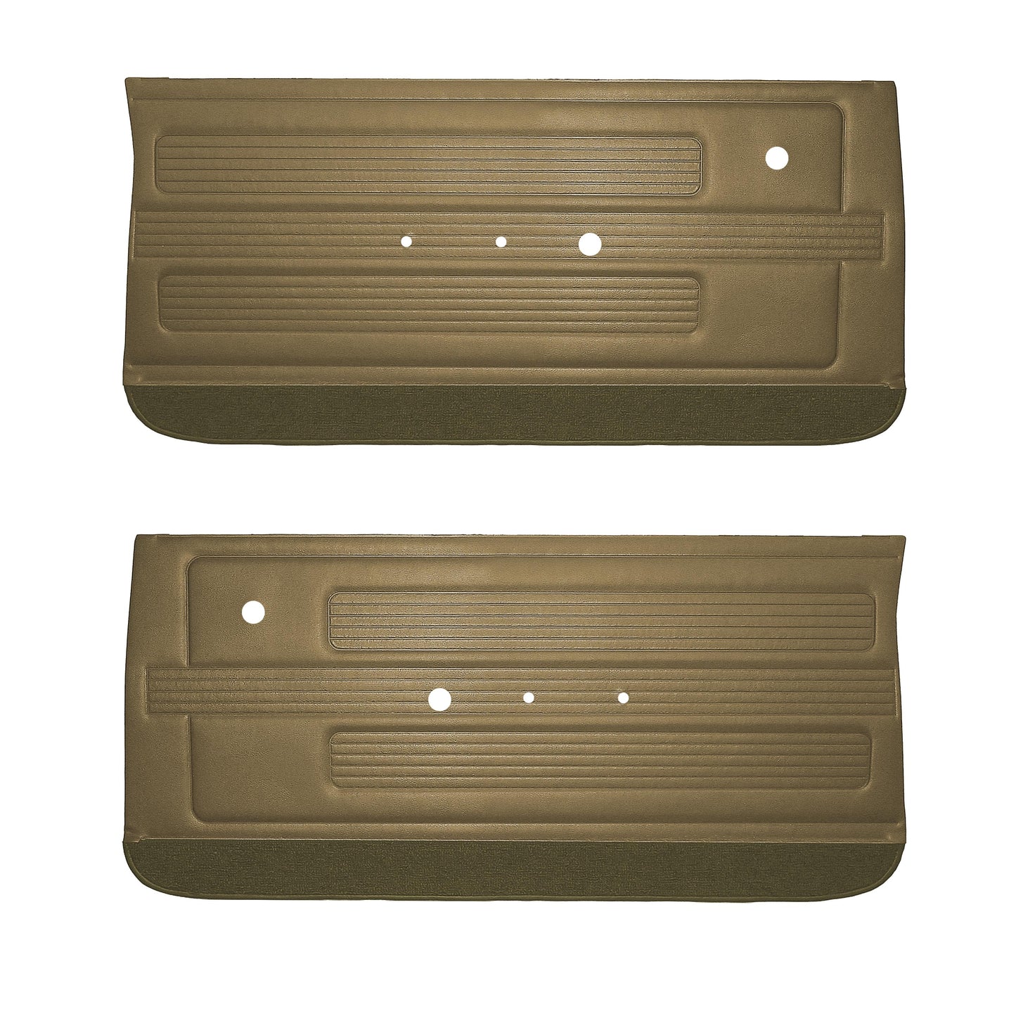 67 GTO/LEMANS FRONT DOOR PANELS - GOLD