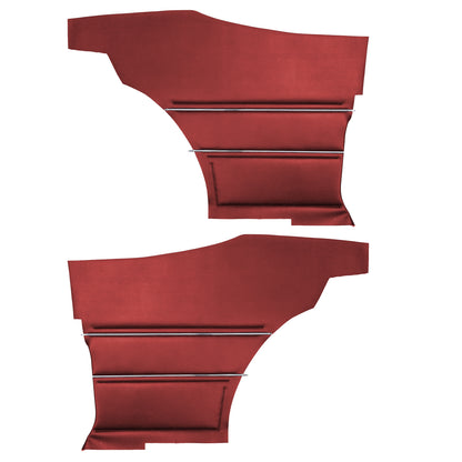 69 GTO/LEMANS HARDTOP REAR PANELS (UNASSEMBLED) - RED