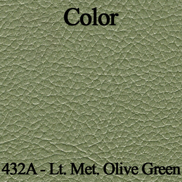 70 REBEL/REBEL MACHINE FRONT DOOR PANELS (PRE-ASSEMBLED) - GREEN