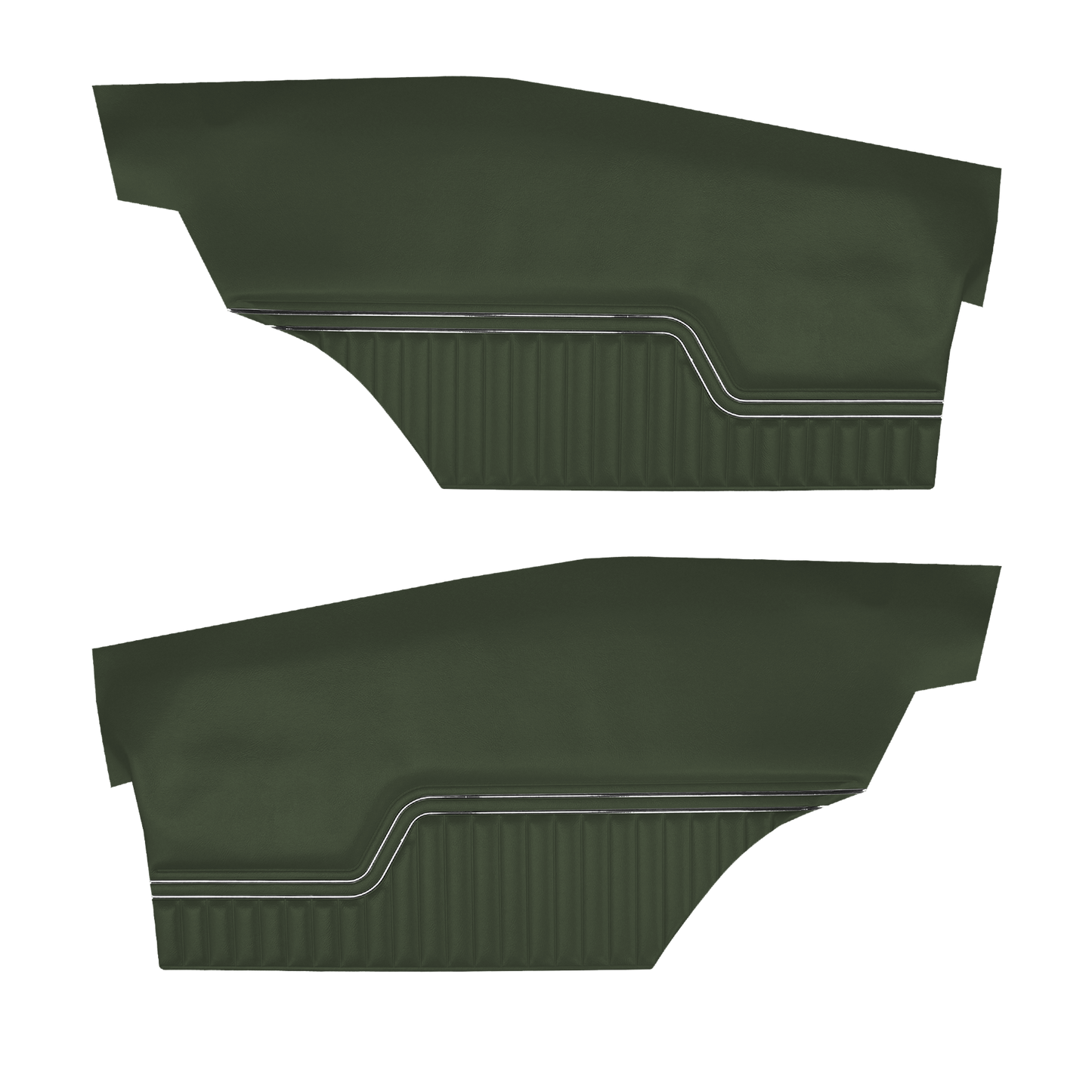 72 CHEVELLE/MALIBU HARDTOP REAR PANELS (UNASSEMBLED) - GREEN