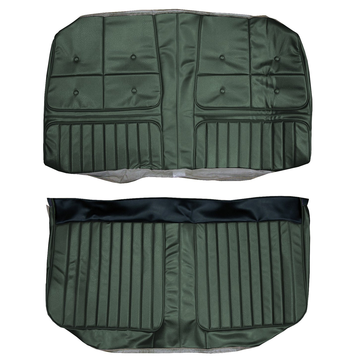 70 CUTLASS SUPREME/442 CONVERTIBLE REAR UPHOLSTERY - GREEN