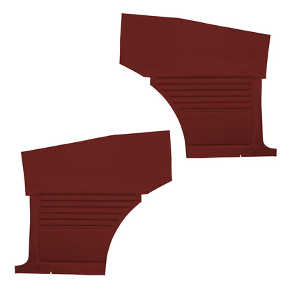 68 CAMARO "STANDARD" HARDTOP REAR PANELS W/ FIXED SEAT (UNASSEMBLED) - RED
