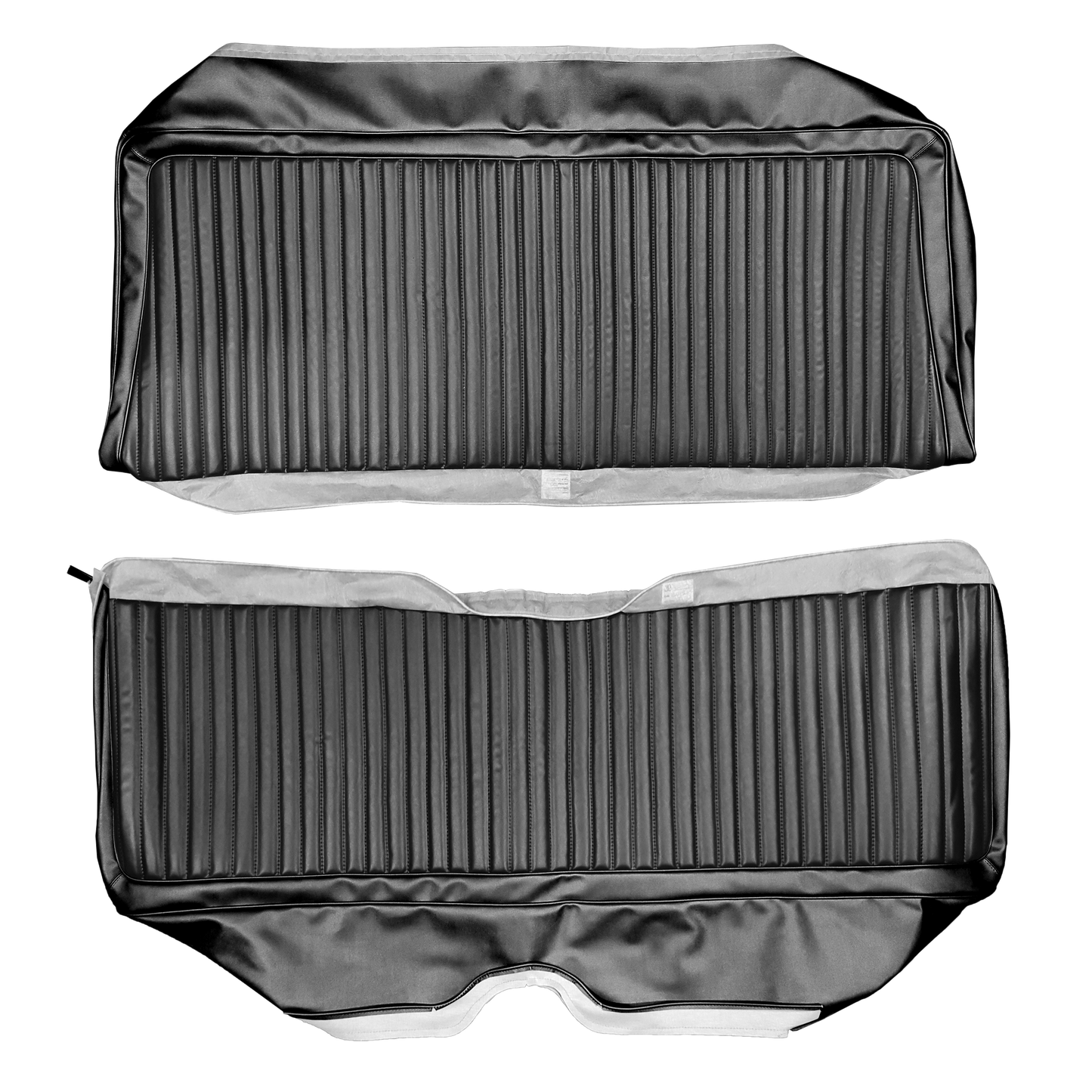 65 POLARA 500 HARDTOP REAR UPHOLSTERY - BLACK