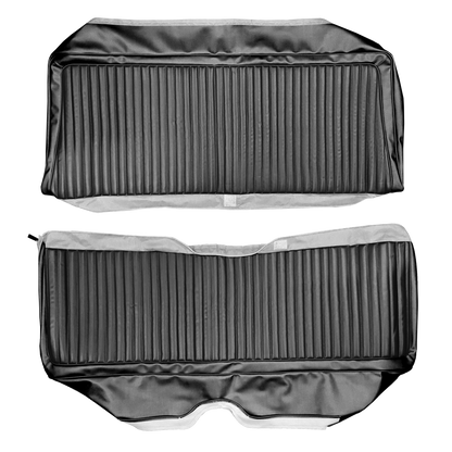 65 POLARA 500 HARDTOP REAR UPHOLSTERY - BLACK