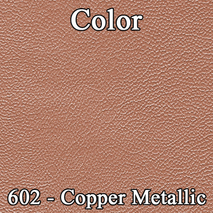 65 SPORT FURY BUCKET SEAT UPHOLSTERY - SRM COPPER/BLACK