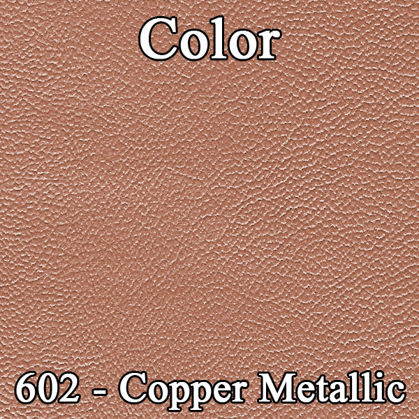 65 SPORT FURY HARDTOP REAR UPHOLSTERY - SRM COPPER/BLACK