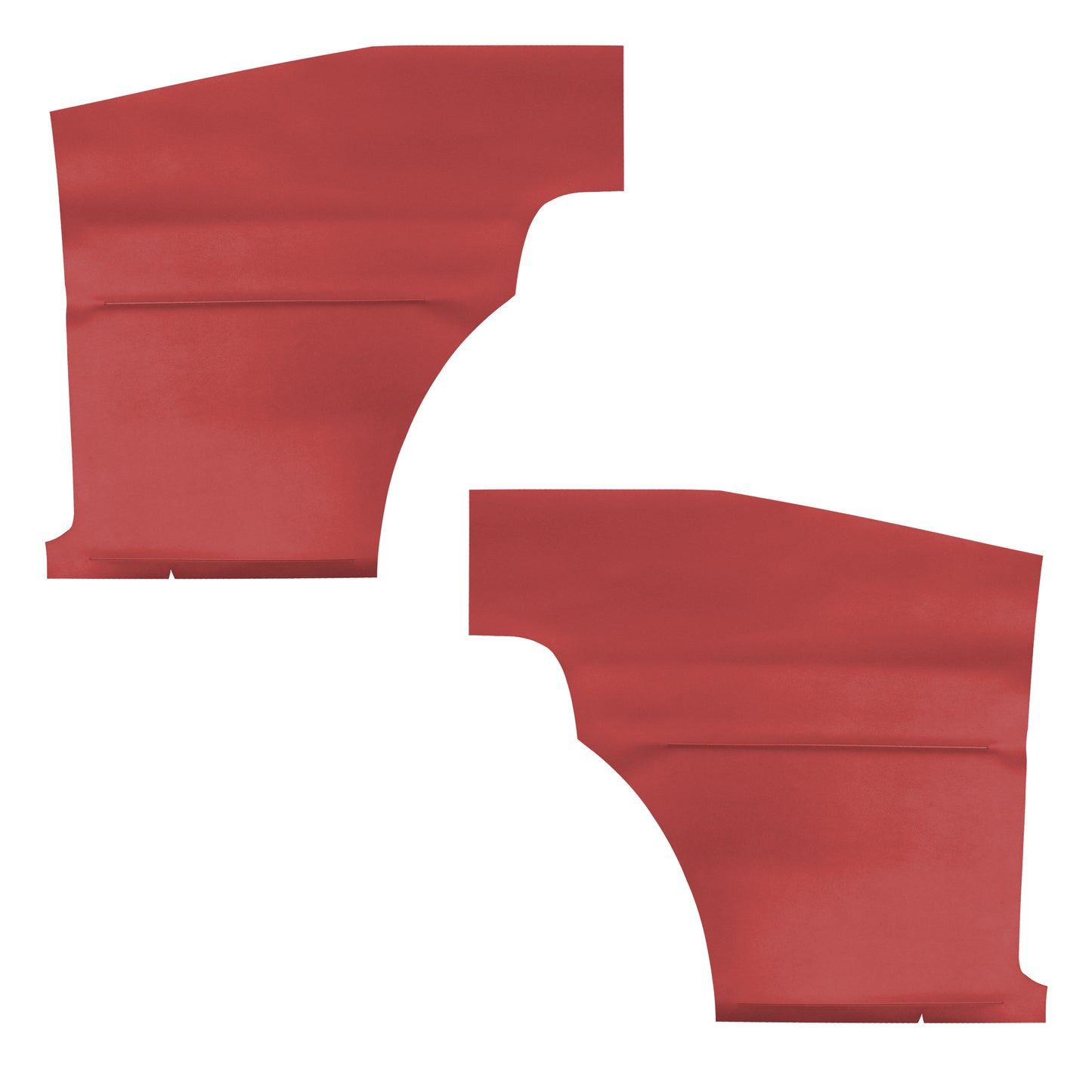 67 CAMARO "DELUXE" HARDTOP REAR PANELS - RED
