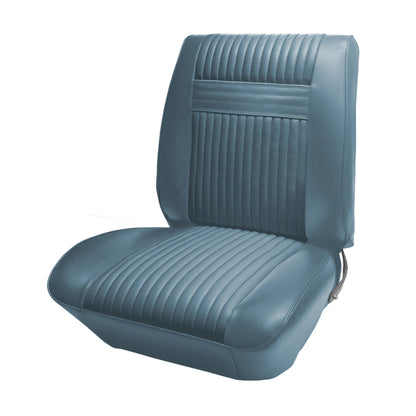 64 CUTLASS/442 BUCKET SEAT UPHOLSTERY - BLUE