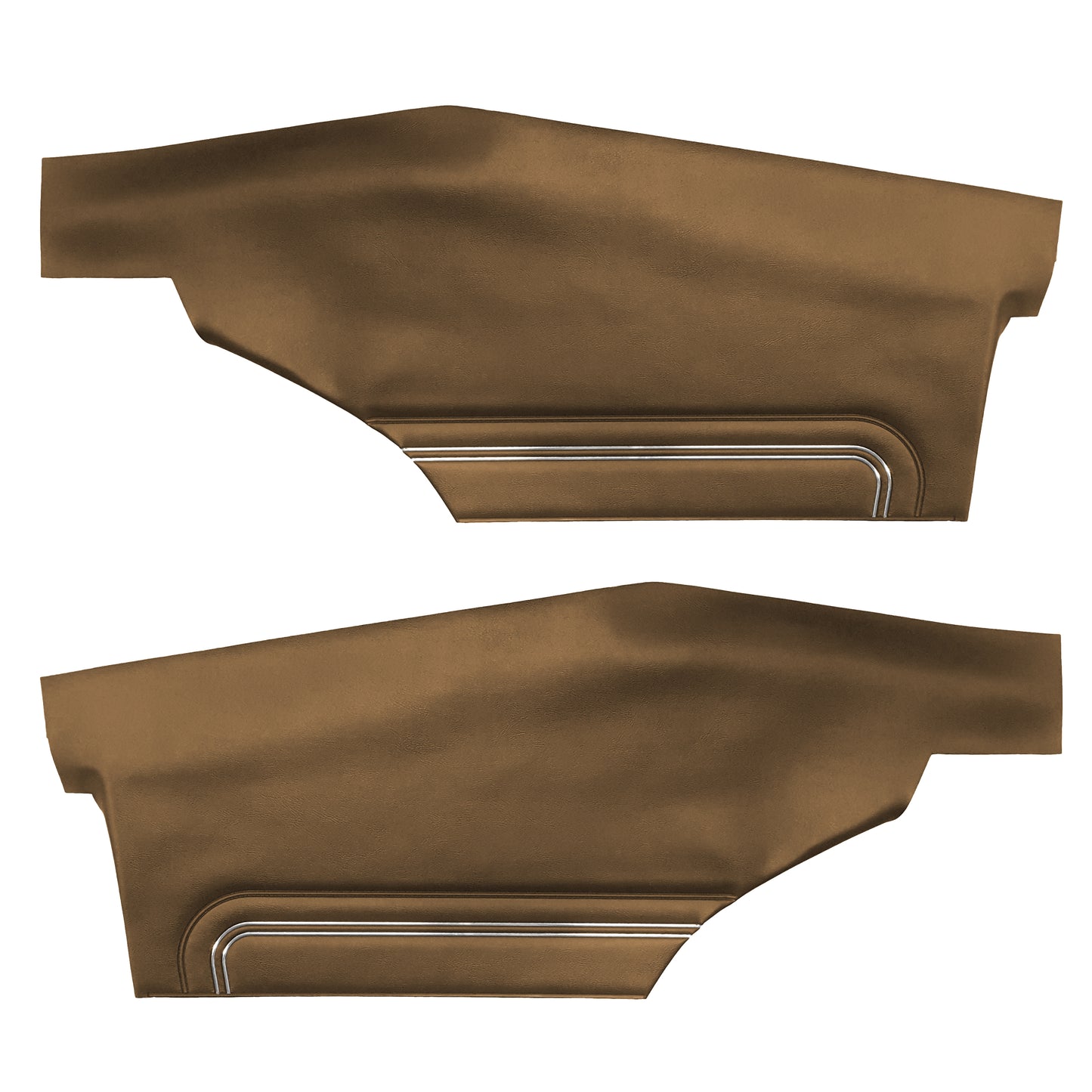 72 GTO/LEMANS SPORT HARDTOP REAR PANELS (UNASSEMBLED) - SADDLE