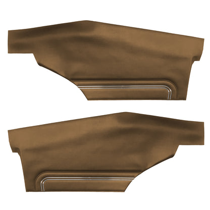 72 GTO/LEMANS SPORT HARDTOP REAR PANELS (UNASSEMBLED) - SADDLE