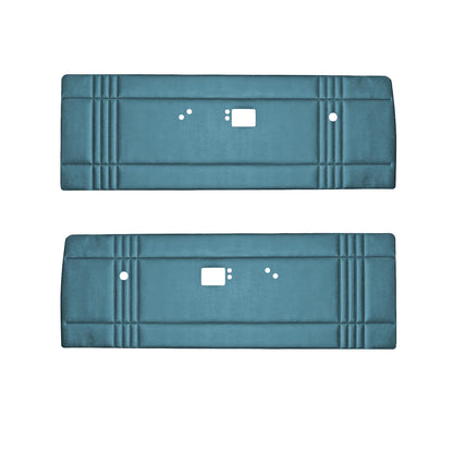 1968 DODGE DART 270 BENCH FRONT PANELS - LIGHT METALLIC BLUE